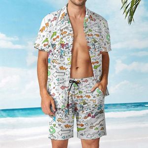 Men's Tracksuits 2 Pieces Coordinates One And Directions High Quality Beach Suit Creative Home USA Size