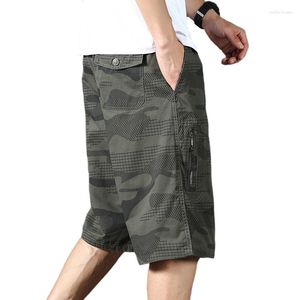 Mäns shorts ankomst kamouflage sexpunktsbyxor tunna sommararbetskläder sju punkt strand casual bomull stor plus size l-6xl
