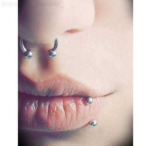 Nose Rings Studs pcs/Lot Body Jewelry -16g Surgical Steel Ear/Nose/ Lip/ Labret Ring Bar Lip Nipple Piercing CBR Horseshoes Sliver/Black/Gold L230806