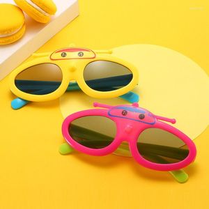 Occhiali da sole per bambini Moda coreana Ragazzi e ragazze Rivetto Bambino Protezione solare personalizzata Marea