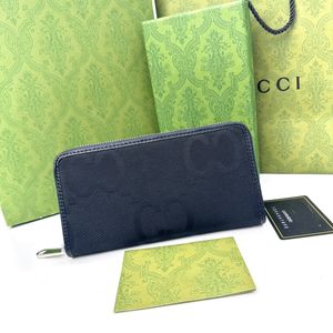 Marki torebki damskie długie portfele czarne haftowane portfele literowe luksusowy projektant liter