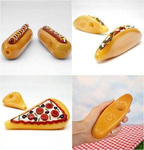 Vintage BREAD HOTDOG Glass Pipe cachimbo de água bong Original Glass Factory Made pode colocar o logotipo do cliente por DHL UPS CNE