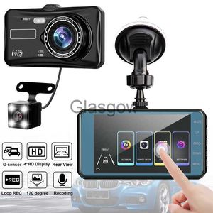 Auto DVRs 4'' Auto Video Recorder IPS Touchscreen Dash Cam GSensor Auto DVR Dashcam Auto Black Box HD 1080P Nachtsicht Fahrer Recorder x0804 x0804