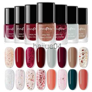 Nail Polish 6ml Pomegranate Red Series Nail Glitter Polish Shiny Nail Art Vernish Sequins Nail Tips Decoration Lacquer Manicure Nails Polish x0806