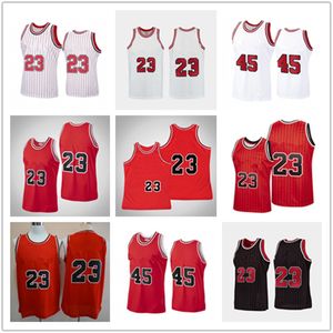 Men Michael 23 45 MJ Jersey Dennis 91 Rodman Scottie 33 Pippen Shorts Black Red White Ing Bull Basketball Jerseys