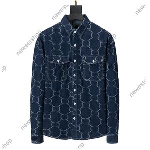 23ss Jaquetas masculinas de outono Designer Jaqueta com estampa de letras duplas Casacos jeans clássicos masculinos Streetwear Manga longa Casaco luxo estilo mix