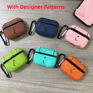 Designer Classic AirPods 1 2 3 Pro Cases Luxury Lu Leather Airpod Case AirpodSpro High Quality Headphone Bag Watch Band 45mm IWatch 8 7 6 5 4