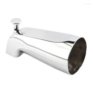 Rubinetti per lavabo da bagno Rubinetto per vasca da parete a 1 pezzo Rubinetto per vasca estraibile in lega di zinco argento