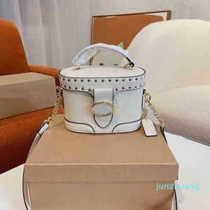 イブニングバッグの装飾化粧品バッグ女性ハンドバッグショルダーレザーデザイナークロスボディ女性バケツ