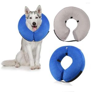 Dog Collars Inflatable Collar Isabelino Anti-bite Injury Elizabethan For Dogs Cat Recovery Neck Wound Protective Accessories