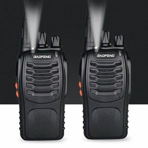 1pcs or 2pcs lot bf 888s walkie talkie two way radio set bf 888s uhf 400 470mhz 16ch walkie talkie radios transceiver