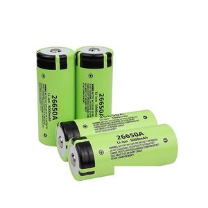 Batterier 26650 litiumbatteri 5000mAh 25A Lion urladdning laddas för elmotor Ebike Drop Delivery Electronics Charger Dhobk