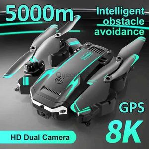 G6 RC Drone 8K 5G GPS Profesyonel HD Hava Fotoğrafı Engel Kaçınma Dört Rotorlu Helikopter RC Mesafesi 5000m İHA YENİ YEŞİYLER HKD230807