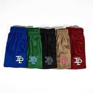 American Basketball Shorts Ip Casual Sports Mesh Quarter Pants Mens Knee-length Running Training Fitness Pants97k5