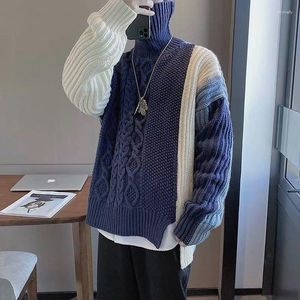 Men's Sweaters 2023Men's Autumn And Winter Wool Sweater Trend All-match High-neck Korean Version Temperament Commuter Personality Top