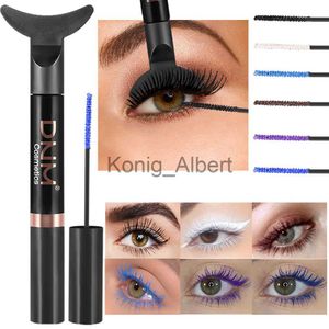 Mascara 6-color Eye Mascara Waterproof Thick Roll Durable Fadeless Eye Black Multi-color Mascara Brush Trend Hot New Product Makeup x0807