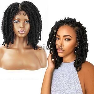 Echthaar-Perücken ohne Kappe, Laiya Braid Store, Neuankömmling, schwarze weiche Schmetterlings-Locs-Perücke, künstliche weiche Häkelzöpfe, hitzebeständige Faserperücke für schwarze Frauen x0802