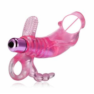 Massager Crystal Waterproof Realistic Dildo Vibrator mjuk gelé kraftfull g-spot vagina onani vuxna för kvinnor