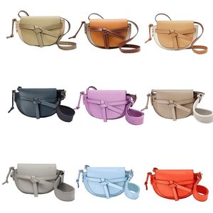 Bolsas de ombro transversais Gate Sela dupla quebra-cabeça moda feminina bolsa masculina de luxo bolsa de grife totes bolsas de couro genuíno bolsa de mão de verão de viagem pequena de qualidade 7A