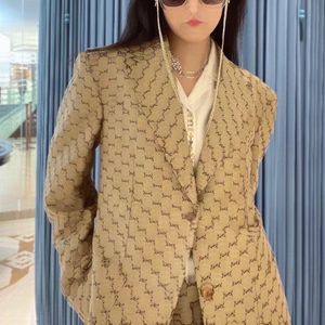 Women's designer blazers Clothing with full Double letters G spring new released top pant