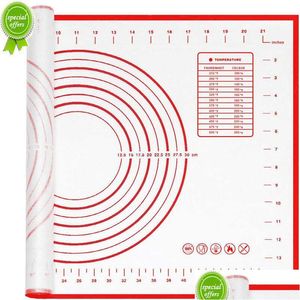 Moldes para Assar Lmetjma Sile Pastry Mat Extra Grosso Antiaderente Com Medição Cozinha Fondant Massa Rolling Kc0455 Drop Delivery Home Dhvao