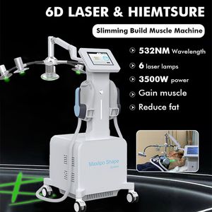 Hot Sell 6D Laser Cellulite Removal Machine EMSlim Fat Reduce HIEMT Slimming Building Muscle Shaping Vest Line Lipolaser Therapy Machine