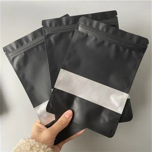 Hurtownia pusta pakiet 7G 1/4 unz zapach odporny na mylar torbę opakowanie stojak na woreczki cieplne Uszczelnienie zamienne jadalne torby z oknem małe ll