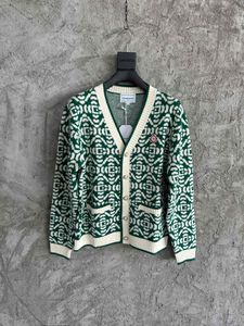 2023 Vintern Ny ankomst Mens Luxury Designer Great Cardigan Sweaters - Tops Högkvalitativ Mens USA -storlek överdimensionerad tröja