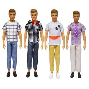 Kawaii Fashion Kids Toys 8 Items /Lot Ken Doll Clothes Outfit Formal Wear Free Shipping For Barbie Lover Party DIY Children Game