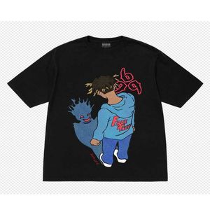 デザイナーkith x ksubiレターティー洗浄コットンクロップ路路高品質TシャツTシャツのグラフィックヴィンテージメンズ衣類特大b4