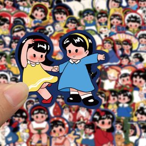 50 PCS Cute Girl Skateboard Stickers For Car Fridge Helmet Ipad Bicycle Phone Motorcycle PS4 Book Pvc Laptop DIY Decals Kids Toys Decor