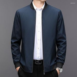 Herrenjacken BROWON Marke Mäntel Männer Kleidung Herbst Plaid Solide Oansatz Kragen Herren Jacke Mode Lässig Regular Fit Business Arbeit