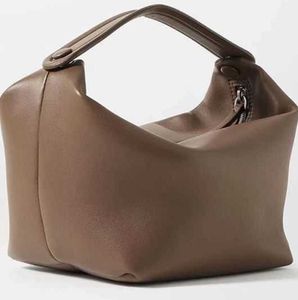 Сумка Row The Designer Bags Cowhide Lunch Box Les Bains Tote очень простая сумочка в стиле женская европейская американец2023