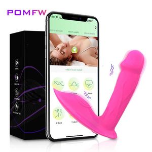 Massager App Vibrator dildo dildo dla kobiet bezprzewodowy wibrujący jajko stymulator stymulatora samicy dorośli pary