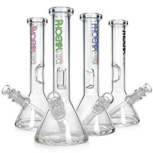 Phoenix glas bongs röker vatten bong dab rigg hookah vatten rör bägare vatten pipebase med insats glid