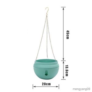 Planters Pots Multiwarna Gaya Modern Otomatis Penyiraman Pot Bunga Dalam Dan Luangan Menggantung otomatis Hisap Wateri Pot Bunga Dengan R230807