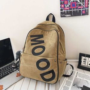 Zaino Borsa da viaggio zaino alla moda coreana Lettera personalizzata Zaino per studenti delle scuole superiori femminili 230815