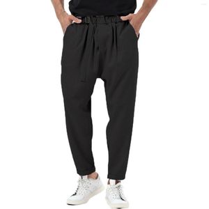 Мужские брюки с твердым цветом Slim Fit Jersey Business Fashion Joggers повседневная работа длинные брюки Удобная одежда мужская одежда