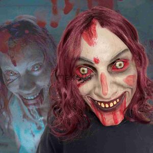 Партийная маски фильма Evil Dead Mask Mask Rave ужасов убийца косплей Хэллоуин Страшное латексное шлем полное лицо жуткое головное уборы опоры J230807