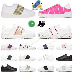 sapato casual de cano alto sapatos dos namorados tênis dos namorados preto branco marinho rosa azul dourado vermelho verde mocassins de couro picos rebites vestido tênis masculino feminino