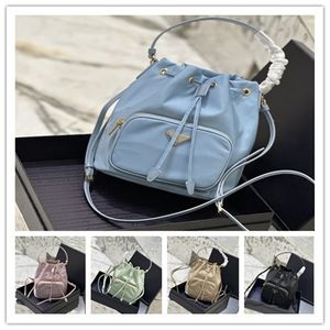 PRA Bag Designer Luxury 2way Bag Bag Bag Black Jacquard Leather 1BH038 Backpack Crossbody Carphstring Bag 7A جودة عالية الجودة عالية الجودة