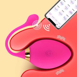 Massager Sexy Vibrator Bluetooth Ladies Smartphone App Wireless Control Magic G-spot Clit Couple Anal Plug