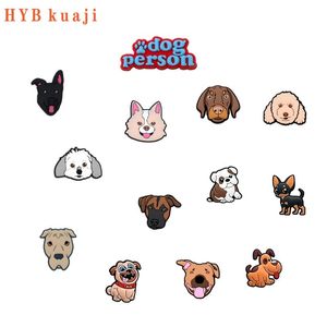 HYBkuaji benutzerdefinierte Hund Person Pfotenabdruck PVC Cro C Schuh Charms Großhandel