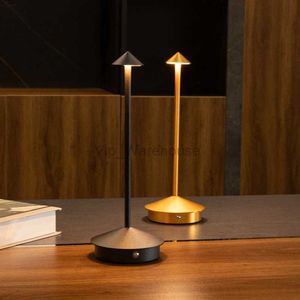 Rechargeable Table Lamp Creative Dining Touch Led Hotel Bar Coffee Pina pro Table Lamp Lampada Da Tavolo Decorative Desk Lamp HKD230807