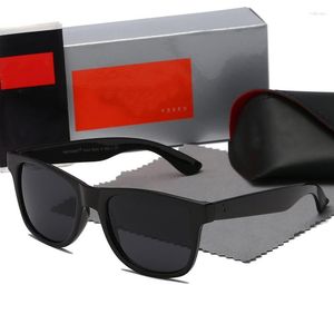 Óculos de sol 2023 quadrado feminino estilo tendência masculino cool lazer marca de luxo com caixa original