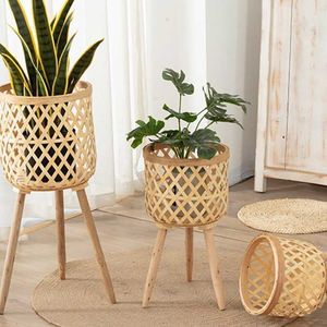 Planters Pots Ringan Sangat Baik Penanam Pot Pemegang Bunga Tampilan Eye-Catching Tanaman Berdiri Lebar Aplikasi untuk