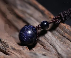 Commercio all'ingrosso registrabile della collana registrabile della pietra della sabbia blu di sogno di goccia delle collane del pendente