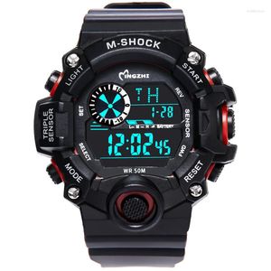 Wristwatches Electronic Watches Multifunctional Double Timing Stopwatch Teenagers Watch Students