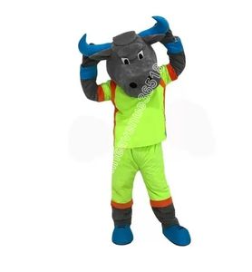 Cow Mascot Costume Top Cartoon Anime Postacie Karnawał unisex dorośli rozmiar Bożego Narodzenia przyjęcie urodzinowe strój na zewnątrz