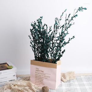 Flores decorativas 110g Centros de mesa de folhas de eucalipto para casamentos e eventos Decoração artificial Acessórios de casamento secos